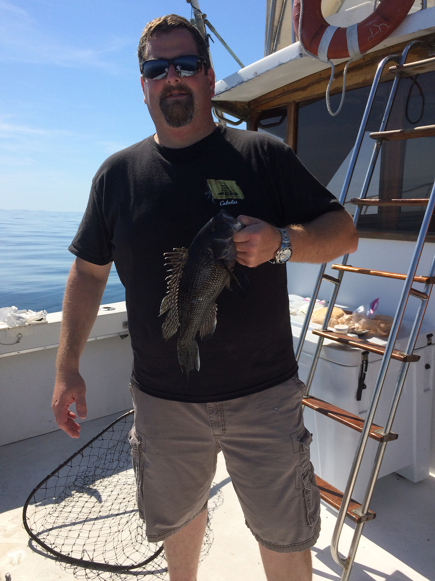 brian quimby with a fine fluke 