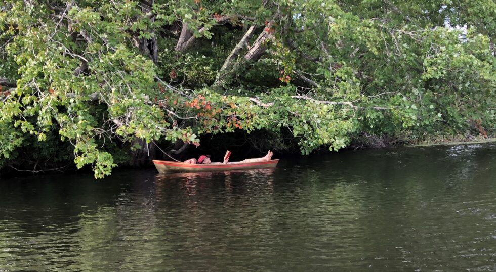 kayak relaxing Rhode Island