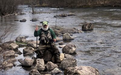 big water, little fish & a hard wooden bench