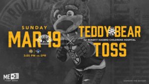 Bruins Teddy Bear Toss