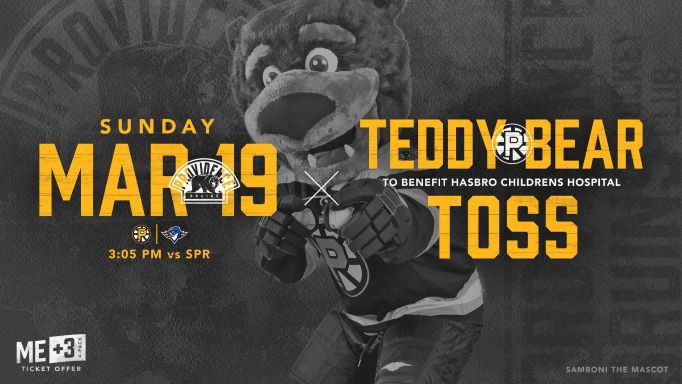 Bruins’ Teddy Bear Toss