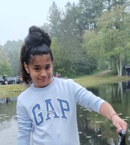 Cora's First Amazing Trout